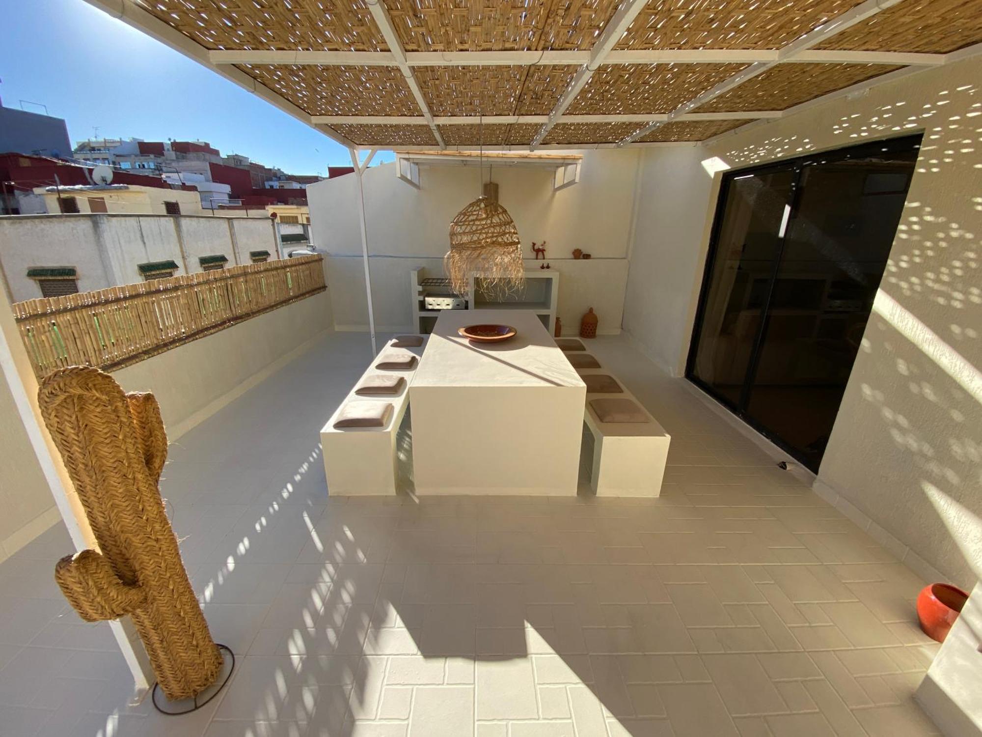 Magnificent Apartment With Private Rooftop Terrace Tanger Eksteriør billede