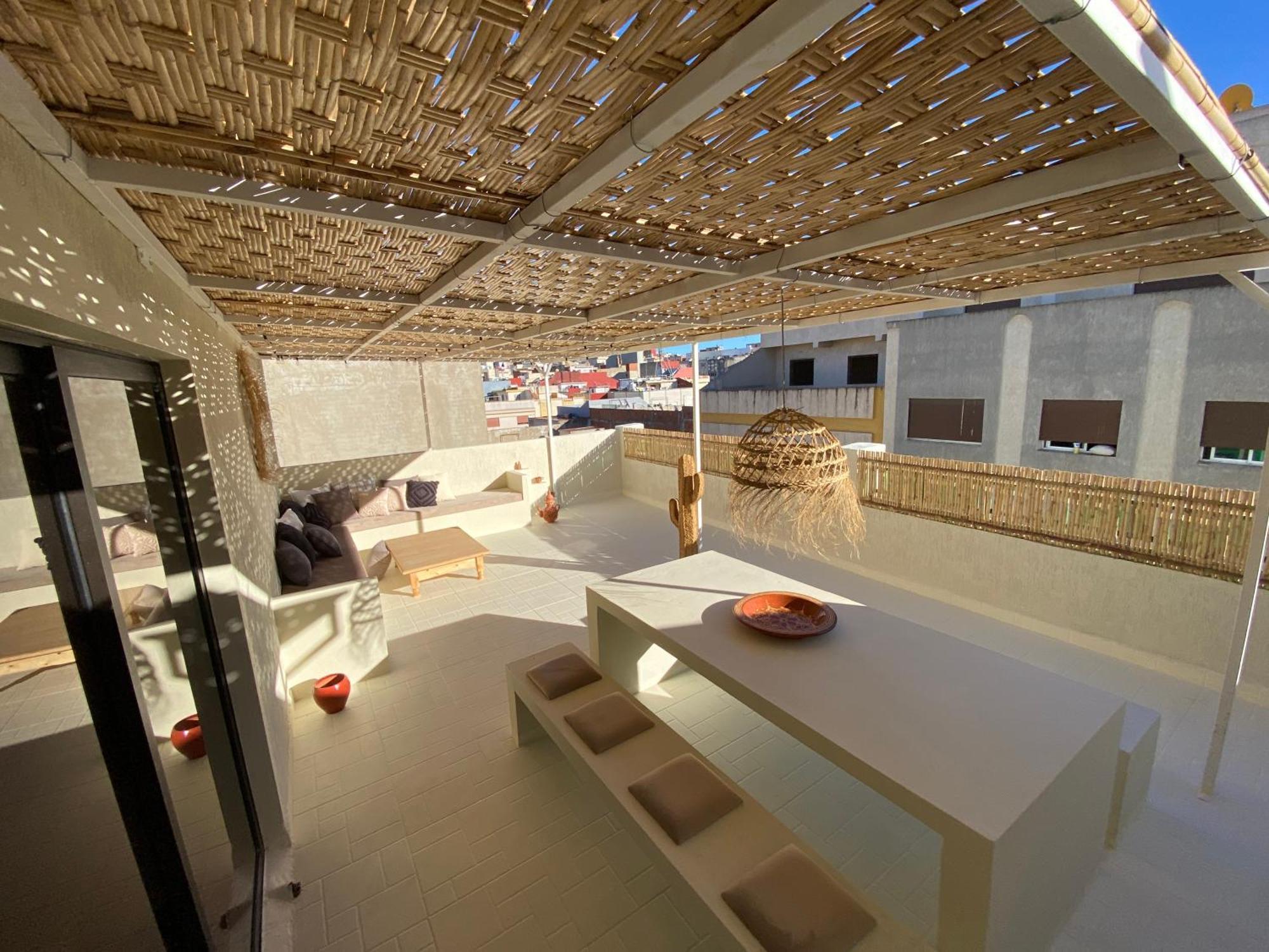Magnificent Apartment With Private Rooftop Terrace Tanger Eksteriør billede